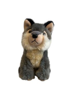 Wildlife Artists Plush Wolf Gray 7”